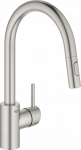 Grohe Bateria kuchenna Grohe Grohe bateria zlewozmywakowa Concetto, stal nierdzewna 31483DC2