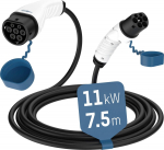 Ansmann Kabel do ładowania samochod&oacute;w Ansmann 1900-0118 Type 2, 11kW, 7,5m