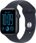 Apple Smartwatch Watch SE 3 GPS, 40mm Midnight Aluminium Case, Navy Sport Band - M/L