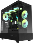 Darkflash DPX90 computer case (black) + 3 fans