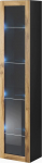 Cama Meble Cama glass-case VIGO '180' 180/40/30 black/wotan oak