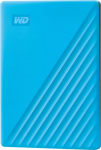 WD Dysk zewnętrzny HDD WD My Passport 6TB Niebieski (WDBR9S0060BBL-WESN)