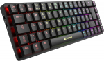 Sharkoon PureWriter W65 (black, DE layout, Kailh Choc V2 Low Profile Red)
