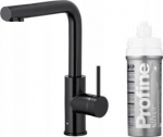 KFA Bateria kuchenna KFA DUERO PURE BASIC BATERIA KUCHENNA Z FUNKCJĄ FILTRACJI WODY + ZESTAW FILTRUJĄCY PROFINE SILVER S, CZARNA