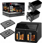 Eldom FRYTKOWNICA DWUKOMOROWA BEZTŁUSZCZOWA AIRFRYER Eldom FR210 DUŻA PODW&Oacute;JNA 9L