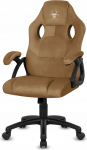 Lugano .Fotel obrotowy do biurka CARRERA M ALCANTARA BEIGE