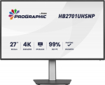 Iiyama PROGRAPHIC HB2701UHSNP-B1 PC lamekuvar 68,6 cm (27") 3840 x 2160 pikslit 4K Ultra HD LCD Must