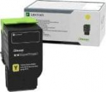 Lexmark Toner Lexmark 78C0U40 Yellow Oryginał (78C0U40)