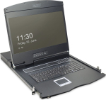 Digitus Klawiatura Digitus 19'' LCD Konsola KVM, 16-Port CAT 5, Klawiatura US (DS-72211-5US)