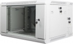 Lanberg szafa rack wisząca dwusekcyjna 19" 6U 600X600 szara