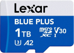 Lexar Karta Lexar Blue Plus MicroSDXC 1 TB Class 10 UHS-I/U3 A2 V30 (LMSBLPL001T-BNANG)