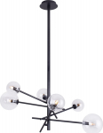 Maxlight Lampa wisząca MAXlight Lampa wisząca czarna nowoczesna Maxlight LOLLIPOP kule P0395