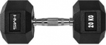 HMS &lrm;&lrm;Hantel Hex Pro gumowany 1 x 20 kg