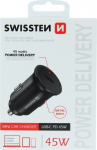 Swissten Ładowarka Swissten Swissten USB-C PD 45W czarna