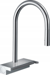 Hansgrohe Bateria kuchenna Hansgrohe 73837000 Aquno Select M81 Jednouchwytowa bateria kuchenna 170, wyciągana wylewka, 3jet Chrom