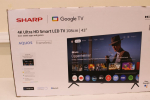 Sharp SALE OUT. 43HL4265E 43" (108cm) 4K Ultra HD Google TV, Dolby Vision, Dolby Atmos | 43HL4265E | 43 | Smart TV | Google TV | UHD | Black | DAMAGED PACKAGING