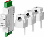 Orno 3-fazowy monitor energii z przekładnikami 120A, 230/400V, TUYA SMART Wi-Fi