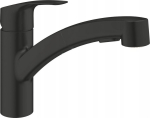 Grohe Bateria kuchenna Grohe Grohe jednouchwytowa bateria zlewozmywakowa DN 15 Eurosmart czarny mat 303052431