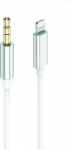 2GO Kabel USB 2GO AUX/MP3 Kabel audio dla urządzeń Lightning 100cm biały