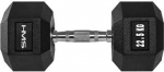 HMS hantel Hex Pro gumowany 1 x 22.5 kg