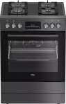 Beko Elektrinė viryklė su dujine kaitlente Beko FBM62330GADSN