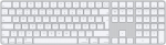 Apple Magic Keyboard Touch ID Numeric SWE White Keys