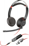 Poly HP Poly Blackwire 5220 Stereo USB-C peakomplekt +3,5 mm pistik + USB-C / A adapter