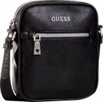 Guess , Scala, Mini, Textile Crossbody Bag, Black, For Men For Men