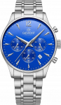 Giewont Zegarek Giewont Zegarek Męski Chronograph Sapphire Srebrno Niebieski GW6310-B3