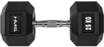 HMS &lrm;&lrm;Hantel Hex Pro gumowany 1 x 25 kg