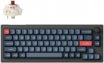 Keychron V2 Max QMK/VIA Wireless Custom Mechanical Keyboard Fully Assembled Knob / Carbon Black / Gateron Jupiter Brown