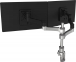 R-Go Tools Uchwyt biurkowy na 2 monitory do 26'' Zepher 4 C2 (RGOVLZE4TWSI)