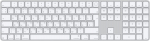 Apple Magic Keyboard Touch ID Numeric RUS White Keys