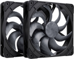 Noctua 140mm NF-A14x25 G2 PWM Sx2 PP chromax.black edition - dual fan set