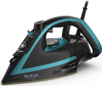 Tefal Puregliss FV8066 Dry & Steam iron Durilium AirGlide Autoclean soleplate 3000 W Black, Blue