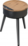 Unold fan heater table Henry black/wood, 2,000 watts