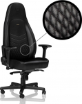 Noblechairs Fotel Noblechairs ICON z prawdziwej sk&oacute;ry - czarny (GAGC-090)