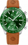 Giewont Zegarek Giewont Zegarek Męski Chronograph Sapphire Brązowo Zielony GW8720-A3