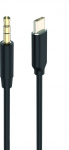 2GO Kabel USB 2GO Kabel audio AUX/MP3 do USB Type-C - Stereo 100cm czarny