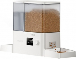 Rojeco New 2 in 1 Pet Water Fountain & Feeder WiFi (white)