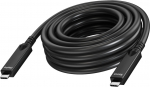 Vision Kabel USB Vision USB-Kabel USB-C (M) do USB-C (M) USB 3.2 3 A 15 m 4K60Hz wsparcie czarny