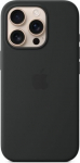 Apple Silicone case with MagSafe for iPhone 16 Pro - Black