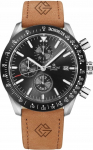 Giewont Zegarek Męski Giewont Chronograph Sapphire Brązowo Czarny GW8720-A1