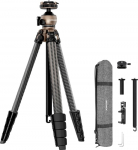 Neewer CARBON FIBER TRAVEL TRIPOD, WITH 360&deg;