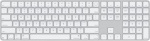 Apple Magic Keyboard with Touch ID and Numeric Keypad for Mac models with Apple silicon - US English - White Keys