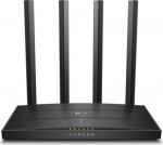 Tp-Link Archer C6U juhtmevaba ruuter Gigabit Ethernet Kaks sagedusala (2,4 GHz / 5 GHz) Must