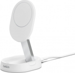 Belkin BoostCharge Pro MagsSafe, Qi2 + zasilacz, biała