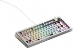 Glorious GMMK 3 Pro 75 % Custom Gaming-Tastatur - Barebone, ANSI-Layout, silber