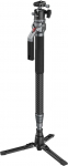 Smallrig Carbon Fiber Photography Monopod, 166.5 cm, 1/4, 3/8'', Aluminium, Carbon fibre, Plastic, Black