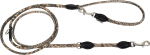 Barryking Smycz dla psa, wz&oacute;r CHEETAH, regulowana okrągła 12mm /220cm